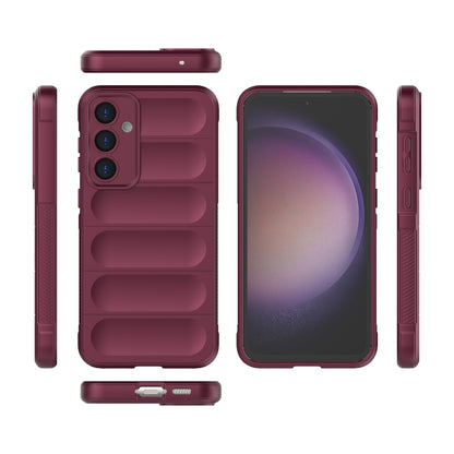 Samsung Galaxy S23 FE 5G Magic Shield TPU + Flannel Protective Phone Case Cover, Shockproof Scratch Resistant