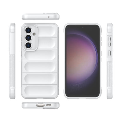 Samsung Galaxy S23 FE 5G Magic Shield TPU + Flannel Protective Phone Case Cover, Shockproof Scratch Resistant