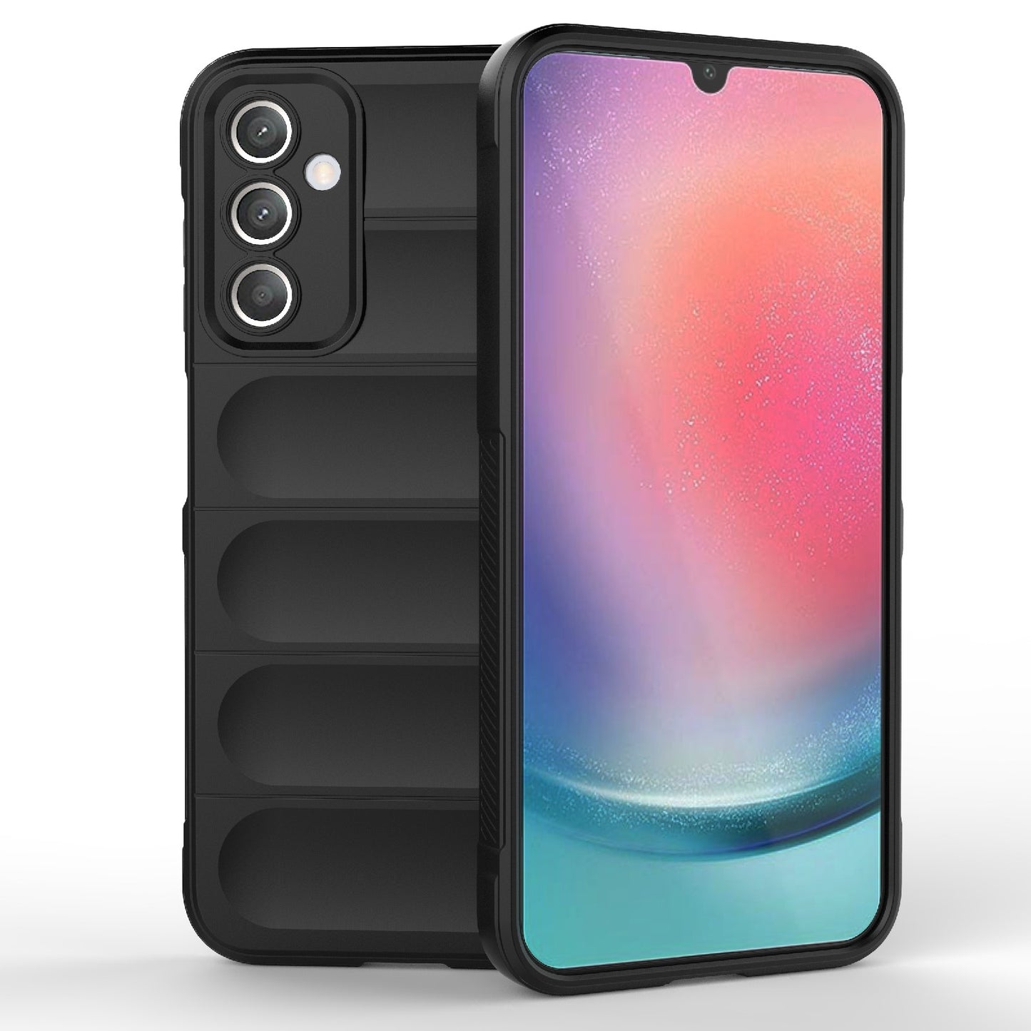 Samsung Galaxy A25 5G Magic Shield TPU + Flannel Protective Phone Case Cover, Shockproof Scratch Resistant