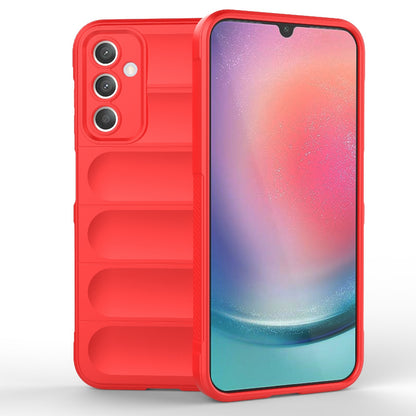 Samsung Galaxy A25 5G Magic Shield TPU + Flannel Protective Phone Case Cover, Shockproof Scratch Resistant