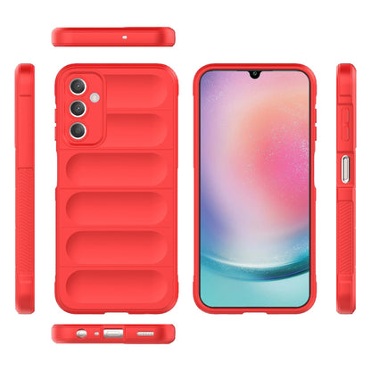 Samsung Galaxy A25 5G Magic Shield TPU + Flannel Protective Phone Case Cover, Shockproof Scratch Resistant