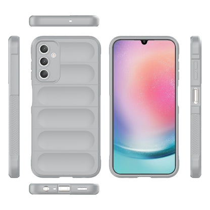 Samsung Galaxy A25 5G Magic Shield TPU + Flannel Protective Phone Case Cover, Shockproof Scratch Resistant