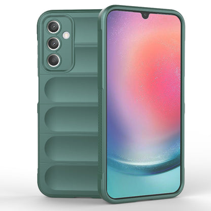 Samsung Galaxy A25 5G Magic Shield TPU + Flannel Protective Phone Case Cover, Shockproof Scratch Resistant