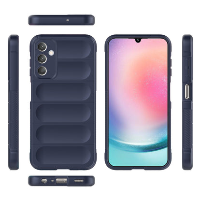 Samsung Galaxy A25 5G Magic Shield TPU + Flannel Protective Phone Case Cover, Shockproof Scratch Resistant