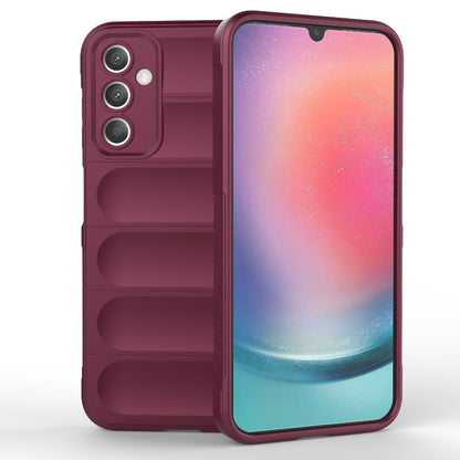 Samsung Galaxy A25 5G Magic Shield TPU + Flannel Protective Phone Case Cover, Shockproof Scratch Resistant