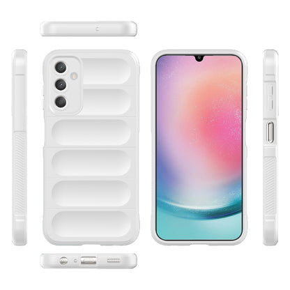 Samsung Galaxy A25 5G Magic Shield TPU + Flannel Protective Phone Case Cover, Shockproof Scratch Resistant