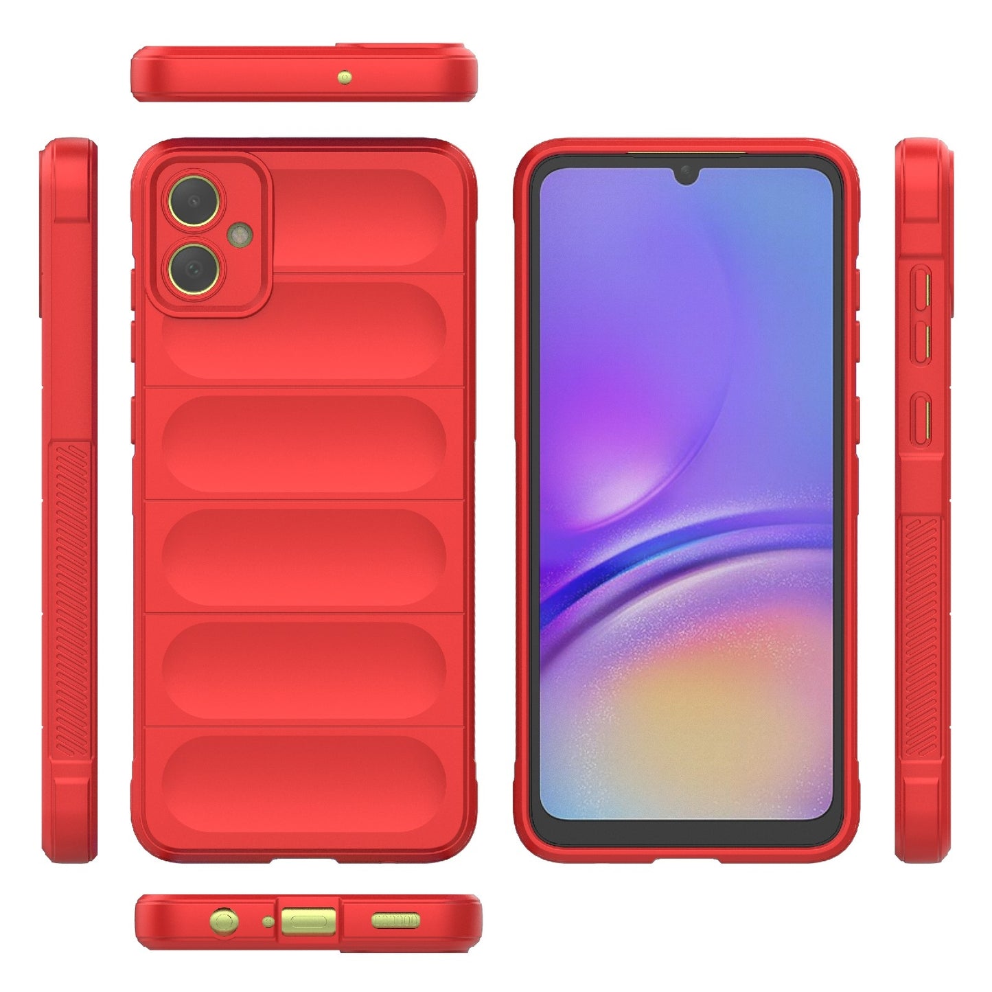 Samsung Galaxy A05 4G Magic Shield TPU + Flannel Protective Phone Case Cover, Shockproof Scratch Resistant