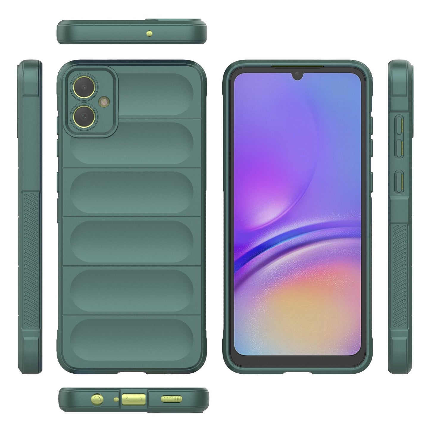 Samsung Galaxy A05 4G Magic Shield TPU + Flannel Protective Phone Case Cover, Shockproof Scratch Resistant