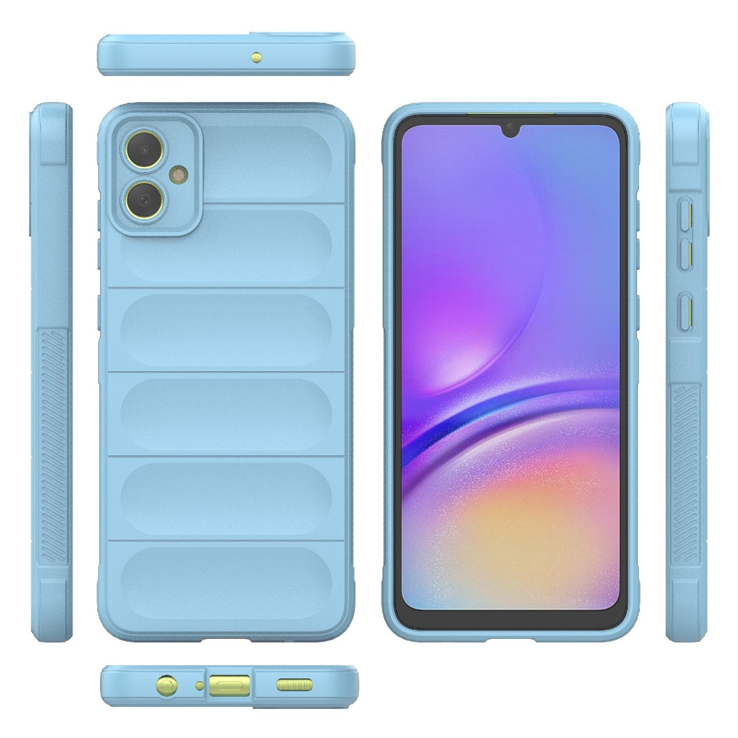 Samsung Galaxy A05 4G Magic Shield TPU + Flannel Protective Phone Case Cover, Shockproof Scratch Resistant