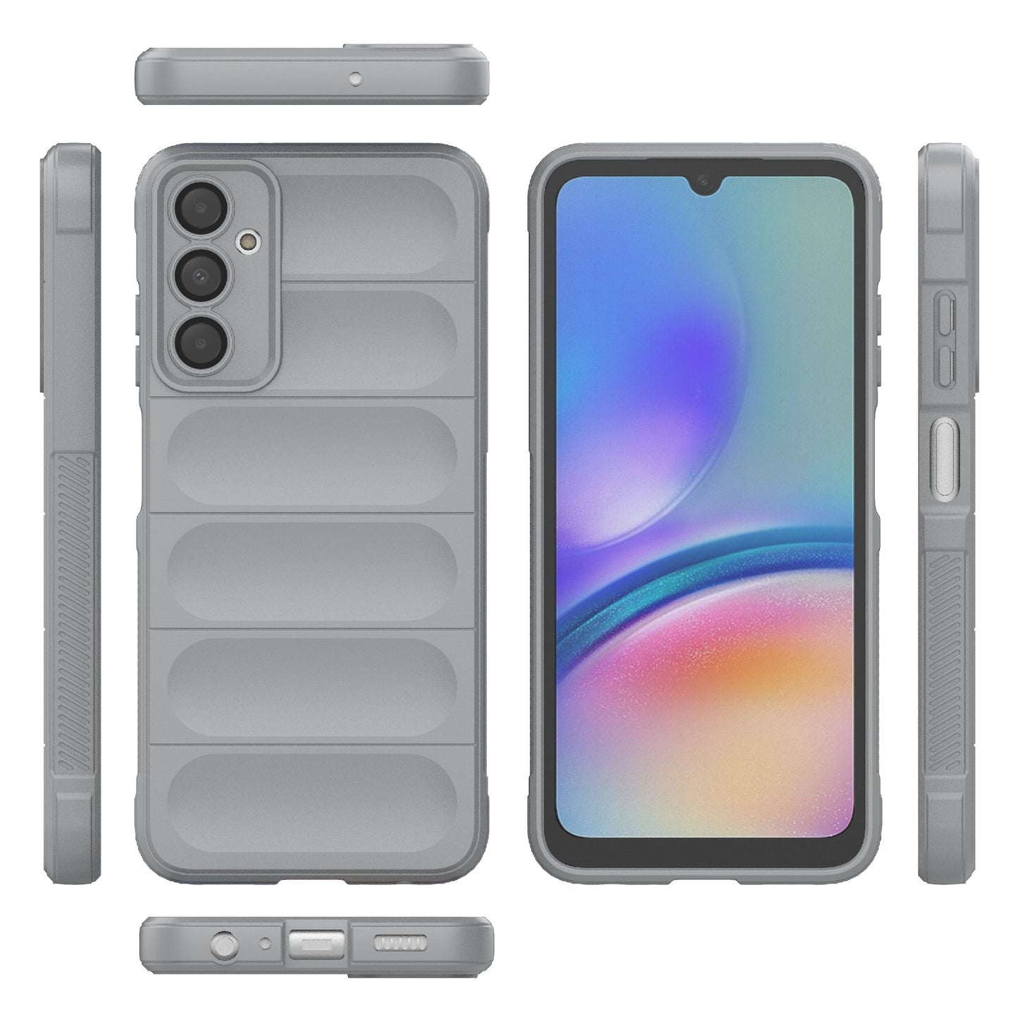 Samsung Galaxy A05s 4G Magic Shield TPU + Flannel Protective Phone Case Cover, Shockproof Scratch Resistant