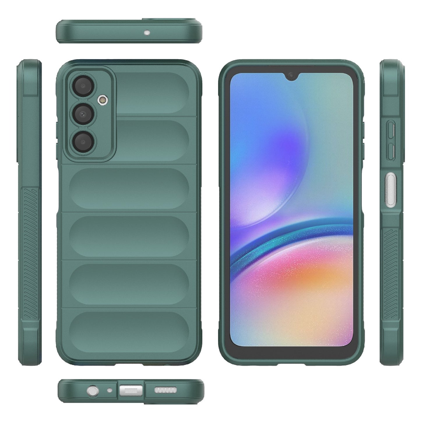 Samsung Galaxy A05s 4G Magic Shield TPU + Flannel Protective Phone Case Cover, Shockproof Scratch Resistant