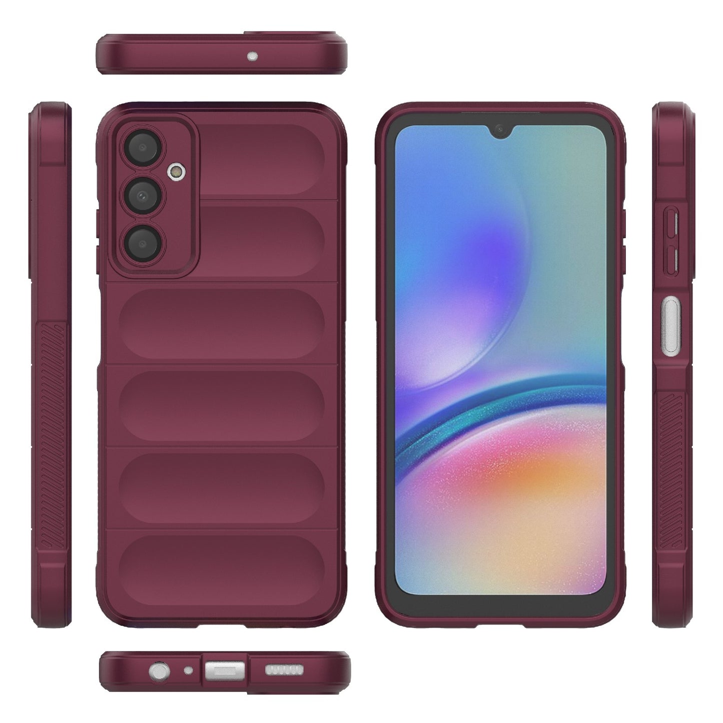 Samsung Galaxy A05s 4G Magic Shield TPU + Flannel Protective Phone Case Cover, Shockproof Scratch Resistant