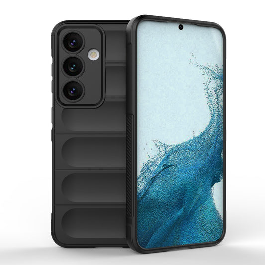 Samsung Galaxy S24 5G Magic Shield TPU + Flannel Protective Phone Case Cover, Shockproof Scratch Resistant