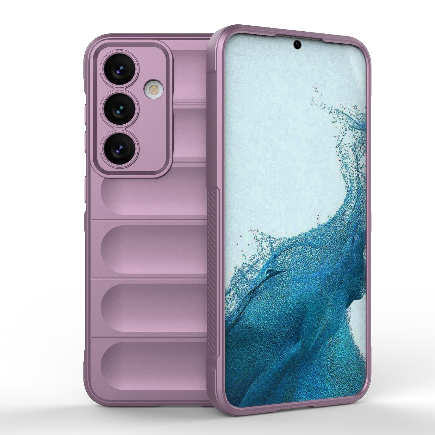 Samsung Galaxy S24 5G Magic Shield TPU + Flannel Protective Phone Case Cover, Shockproof Scratch Resistant