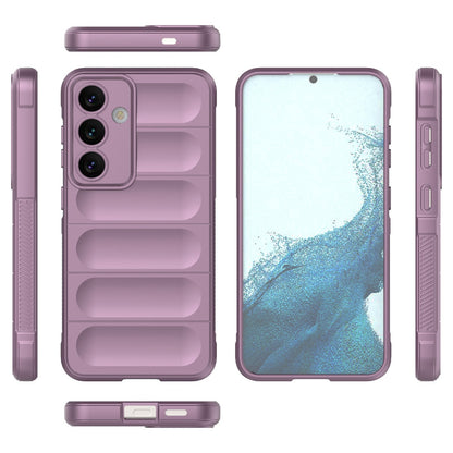Samsung Galaxy S24 5G Magic Shield TPU + Flannel Protective Phone Case Cover, Shockproof Scratch Resistant