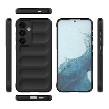 Samsung Galaxy S24+ 5G Magic Shield TPU + Flannel Protective Phone Case Cover, Shockproof Scratch Resistant