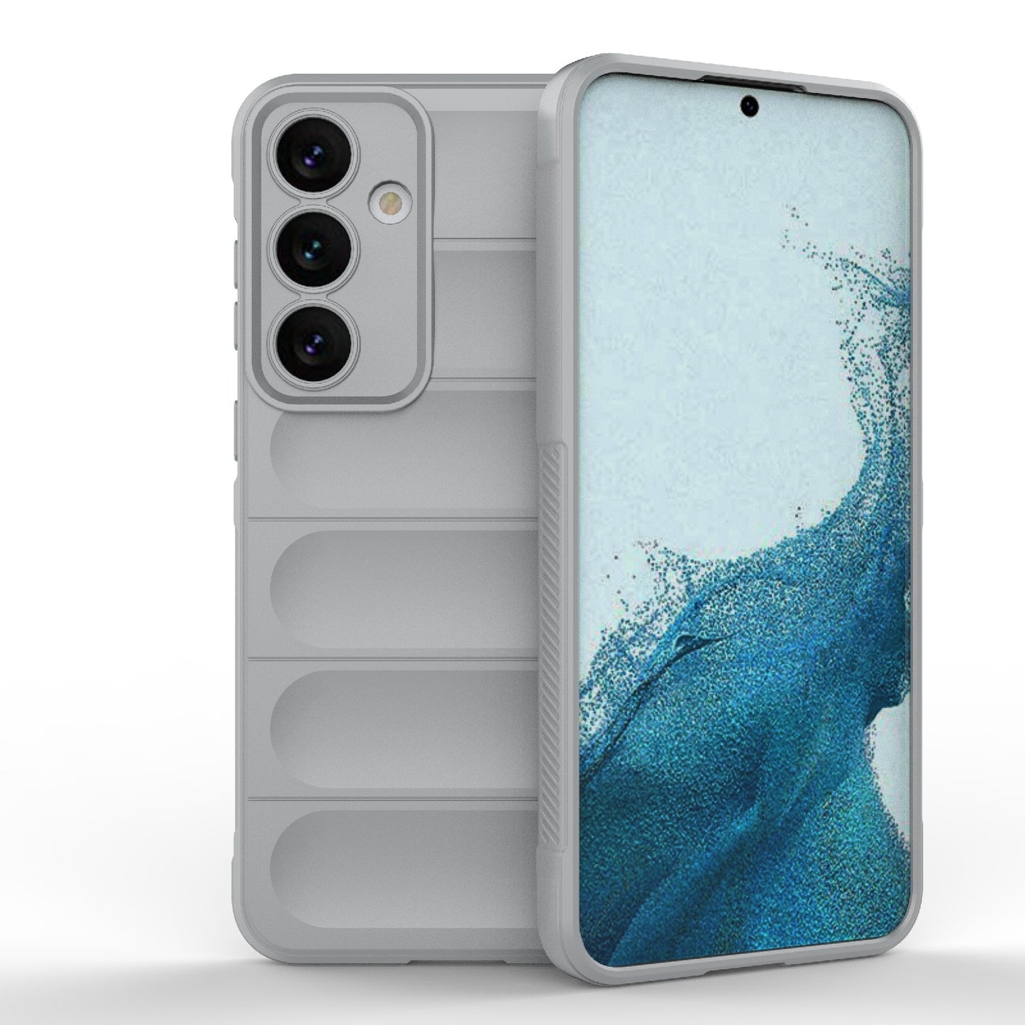 Samsung Galaxy S24+ 5G Magic Shield TPU + Flannel Protective Phone Case Cover, Shockproof Scratch Resistant
