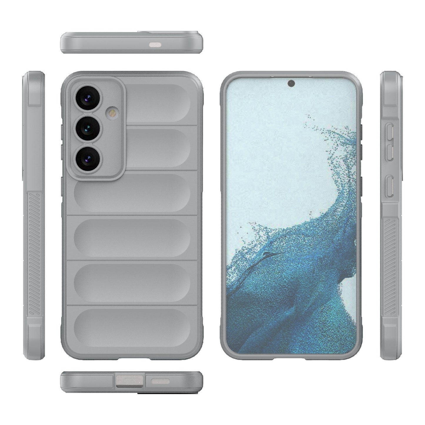 Samsung Galaxy S24+ 5G Magic Shield TPU + Flannel Protective Phone Case Cover, Shockproof Scratch Resistant