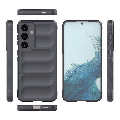 Samsung Galaxy S24+ 5G Magic Shield TPU + Flannel Protective Phone Case Cover, Shockproof Scratch Resistant