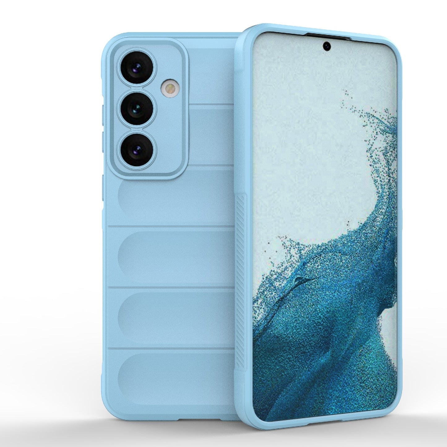 Samsung Galaxy S24+ 5G Magic Shield TPU + Flannel Protective Phone Case Cover, Shockproof Scratch Resistant