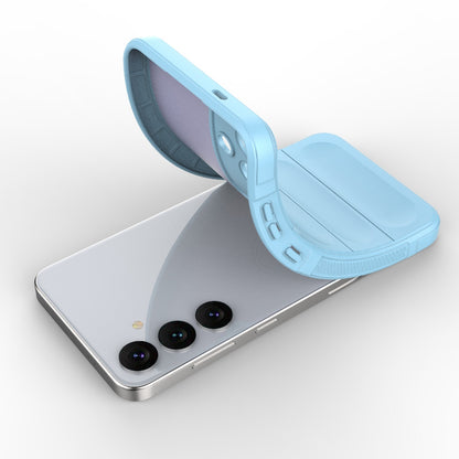 Samsung Galaxy S24+ 5G Magic Shield TPU + Flannel Protective Phone Case Cover, Shockproof Scratch Resistant