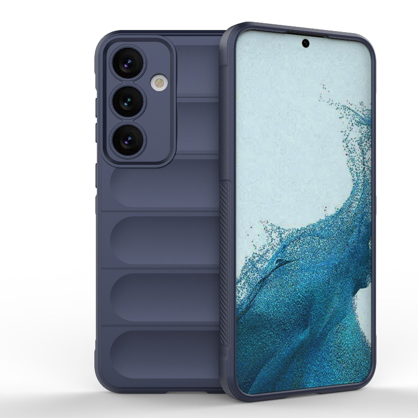 Samsung Galaxy S24+ 5G Magic Shield TPU + Flannel Protective Phone Case Cover, Shockproof Scratch Resistant