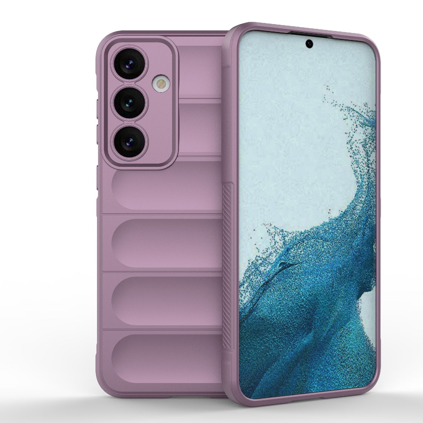Samsung Galaxy S24+ 5G Magic Shield TPU + Flannel Protective Phone Case Cover, Shockproof Scratch Resistant