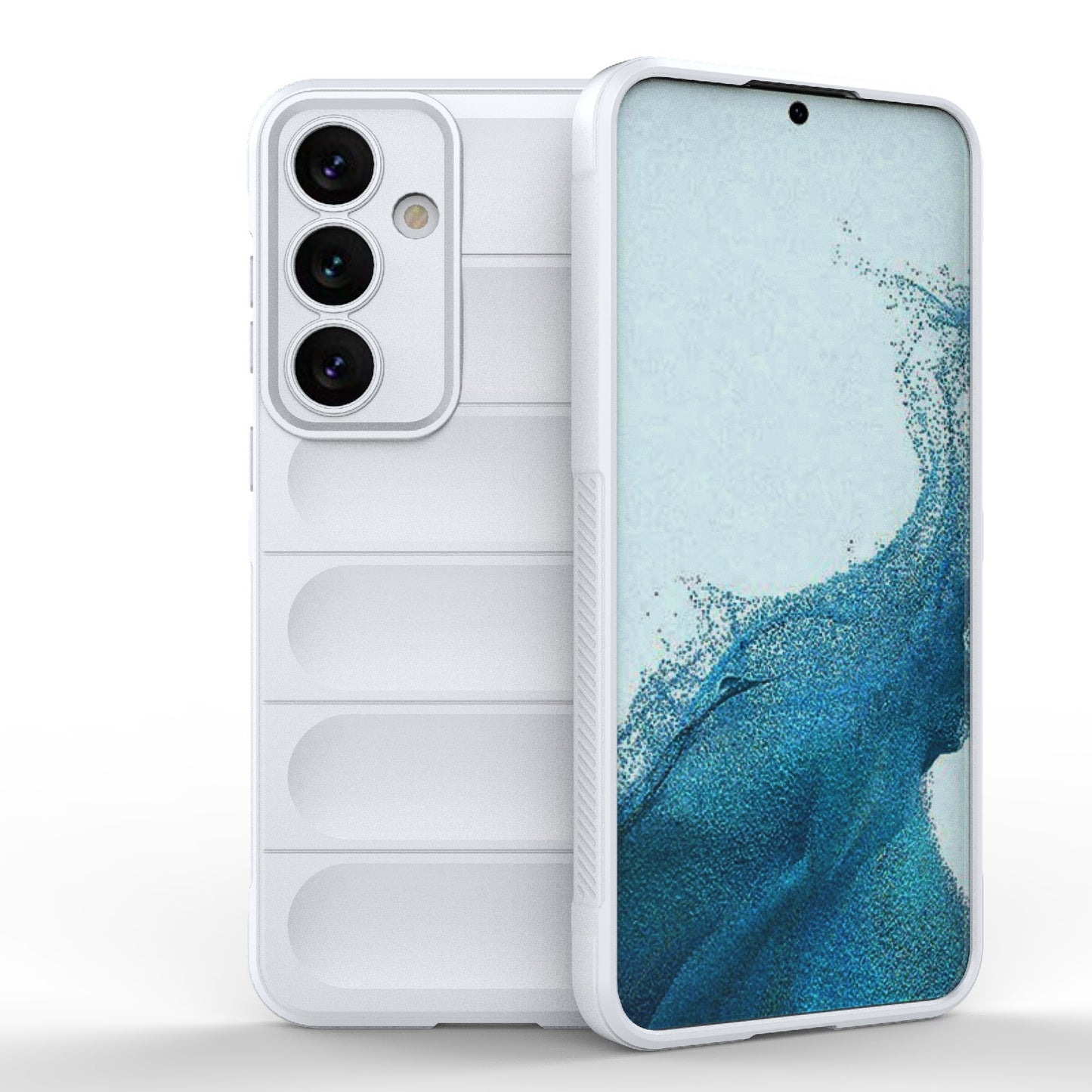 Samsung Galaxy S24+ 5G Magic Shield TPU + Flannel Protective Phone Case Cover, Shockproof Scratch Resistant