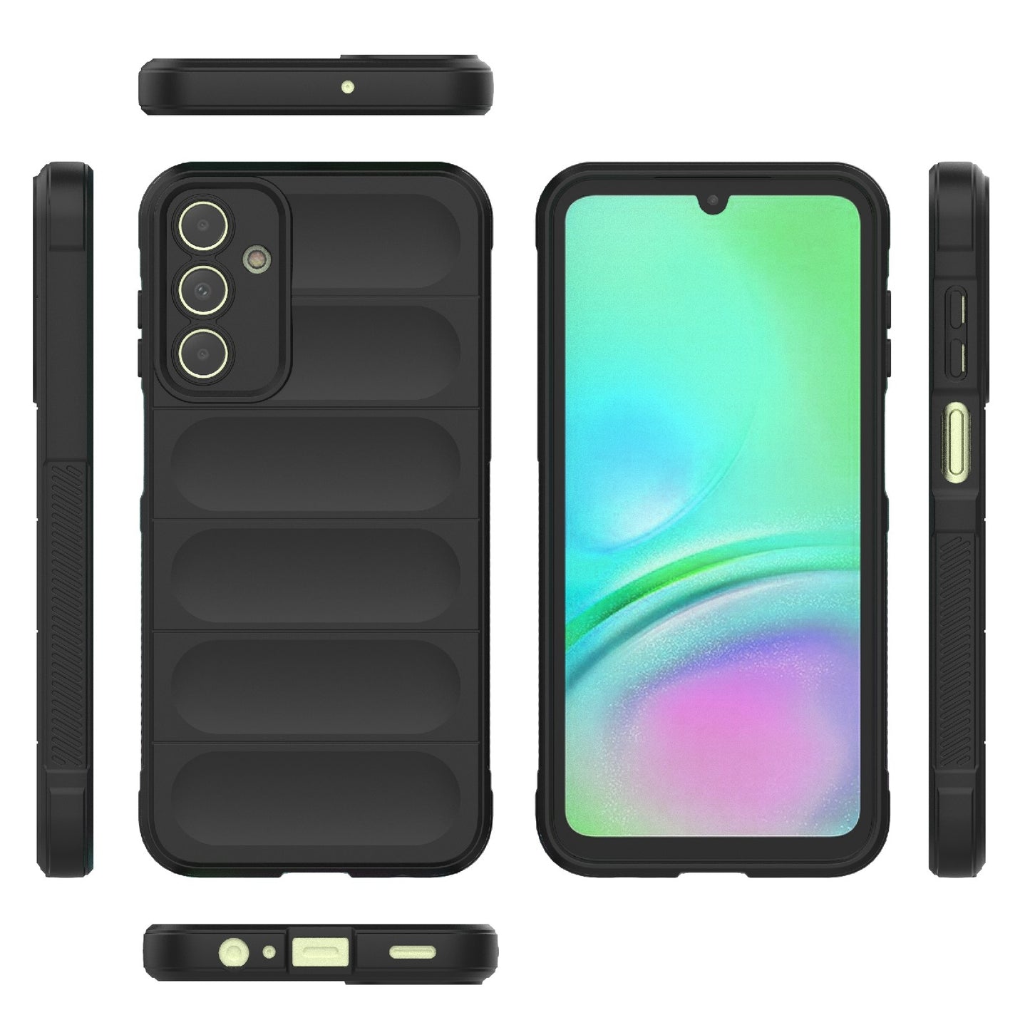Samsung Galaxy A15 5G Magic Shield TPU + Flannel Protective Phone Case Cover, Shockproof Scratch Resistant