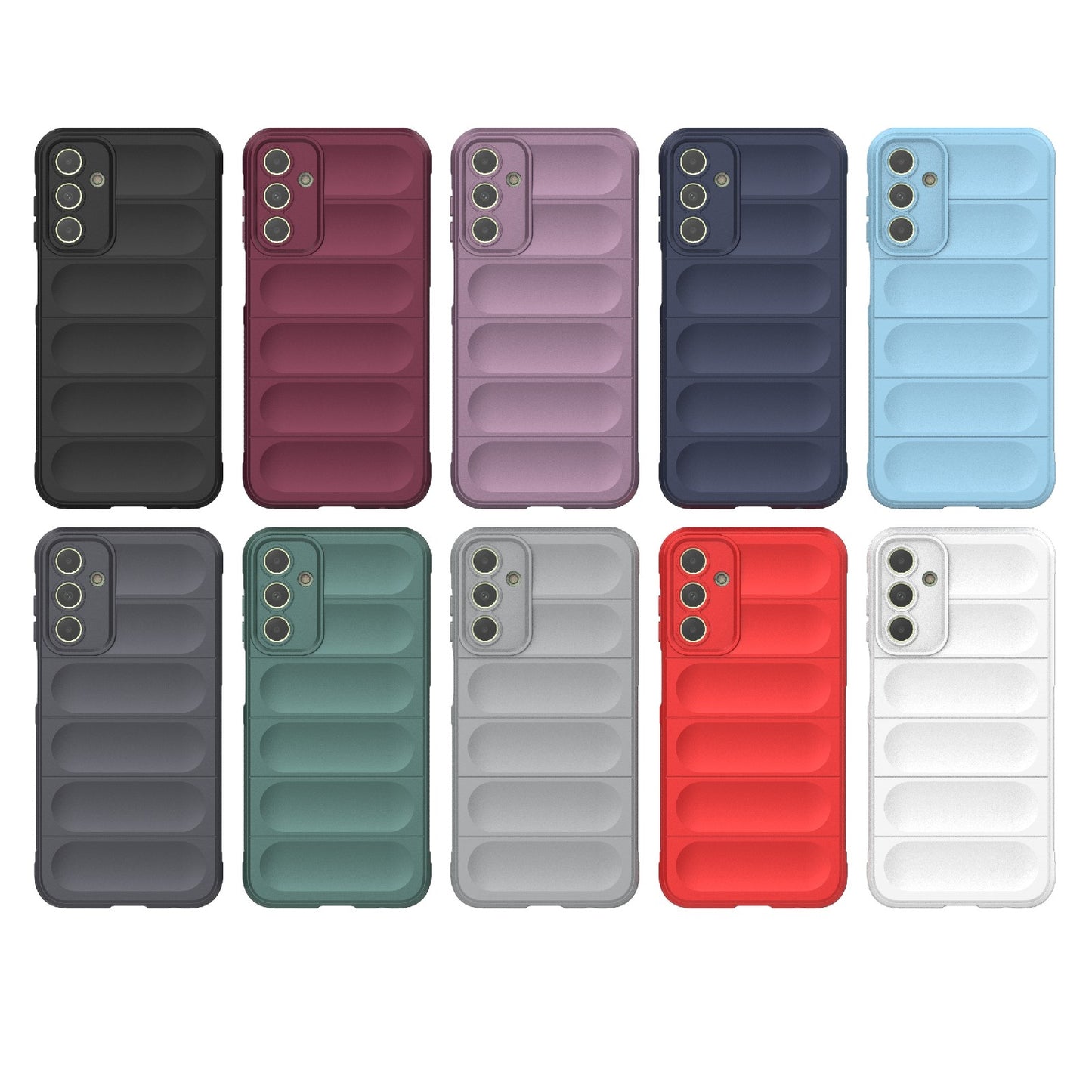 Samsung Galaxy A15 5G Magic Shield TPU + Flannel Protective Phone Case Cover, Shockproof Scratch Resistant