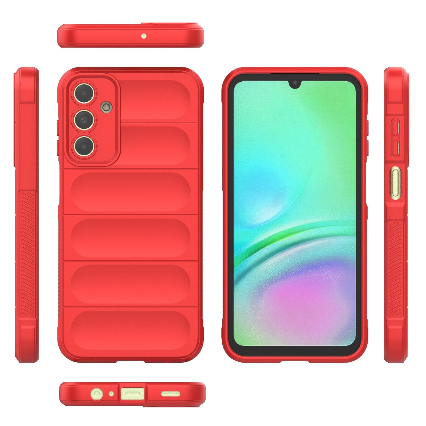 Samsung Galaxy A15 5G Magic Shield TPU + Flannel Protective Phone Case Cover, Shockproof Scratch Resistant