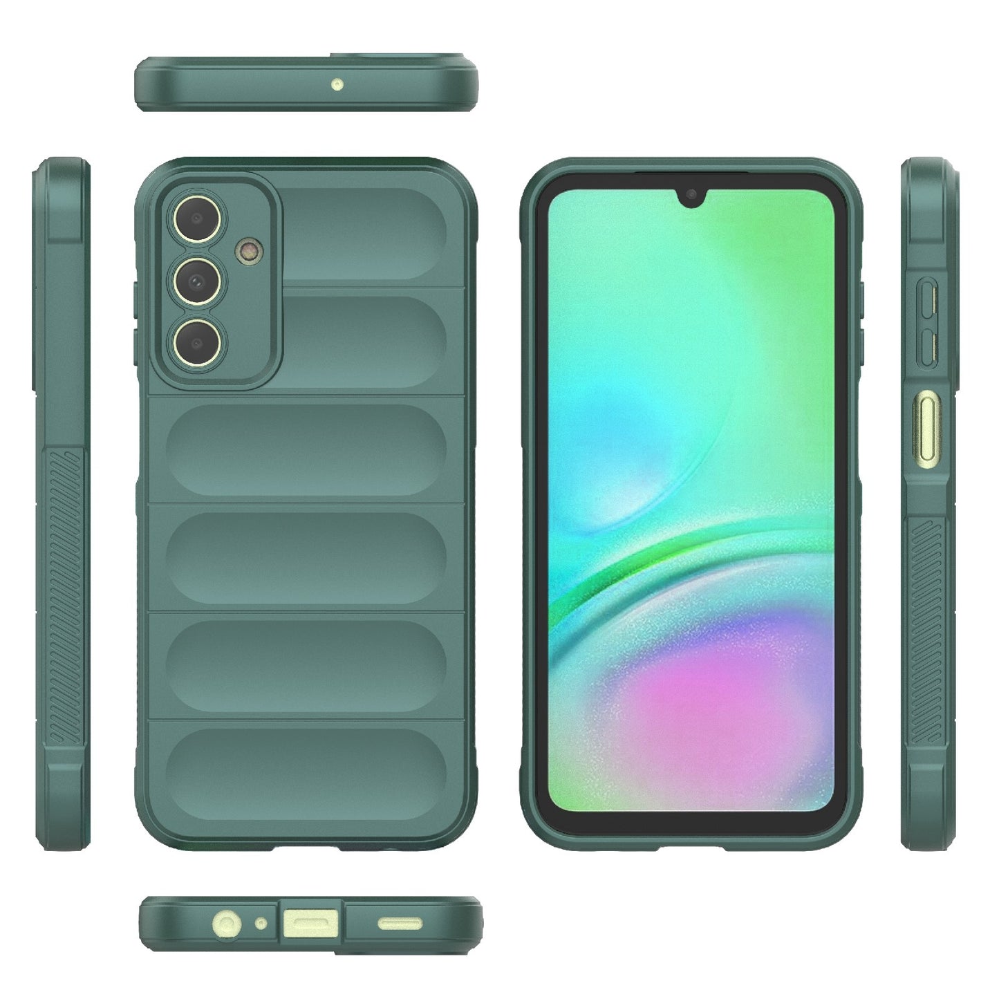 Samsung Galaxy A15 5G Magic Shield TPU + Flannel Protective Phone Case Cover, Shockproof Scratch Resistant