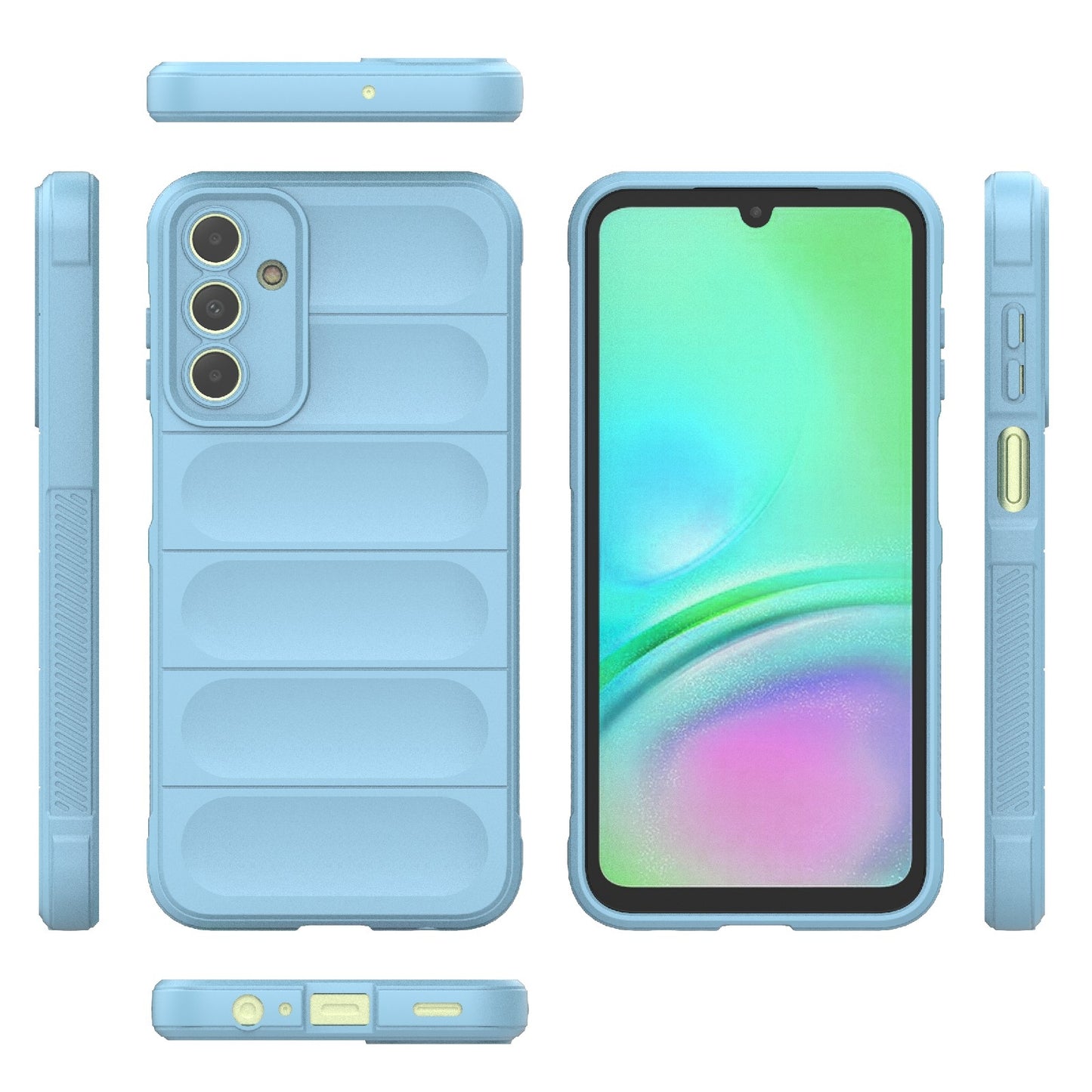 Samsung Galaxy A15 5G Magic Shield TPU + Flannel Protective Phone Case Cover, Shockproof Scratch Resistant