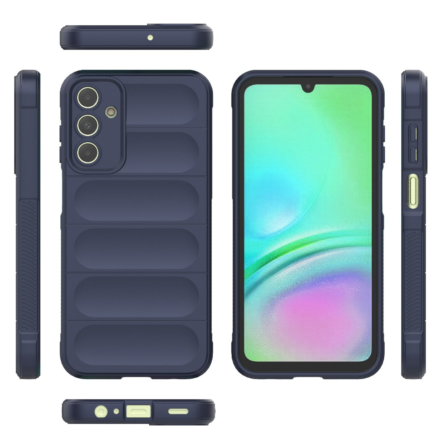 Samsung Galaxy A15 5G Magic Shield TPU + Flannel Protective Phone Case Cover, Shockproof Scratch Resistant