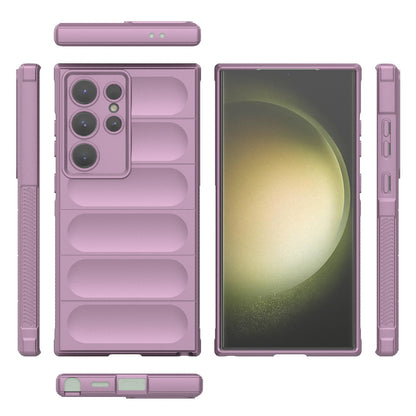 Samsung Galaxy S24 Ultra 5G Magic Shield TPU + Flannel Protective Phone Case Cover, Shockproof Scratch Resistant