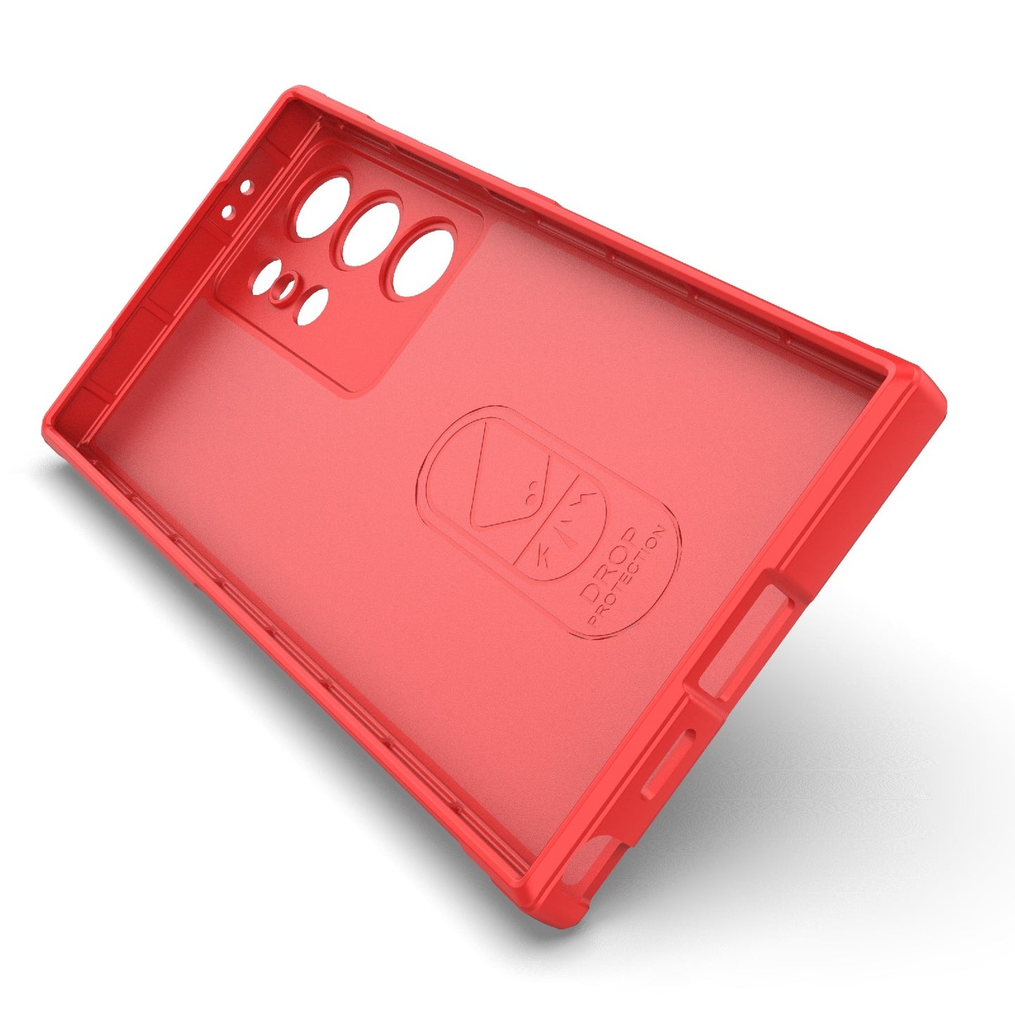 Samsung Galaxy S24 Ultra 5G Magic Shield TPU + Flannel Protective Phone Case Cover, Shockproof Scratch Resistant