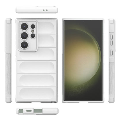 Samsung Galaxy S24 Ultra 5G Magic Shield TPU + Flannel Protective Phone Case Cover, Shockproof Scratch Resistant