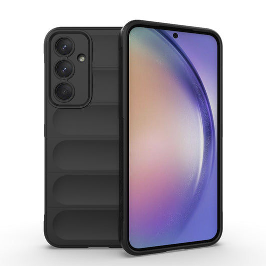Samsung Galaxy A35 5G Magic Shield TPU + Flannel Protective Phone Case Cover, Shockproof Scratch Resistant