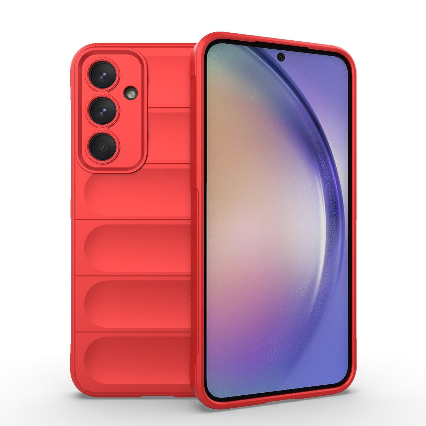Samsung Galaxy A35 5G Magic Shield TPU + Flannel Protective Phone Case Cover, Shockproof Scratch Resistant
