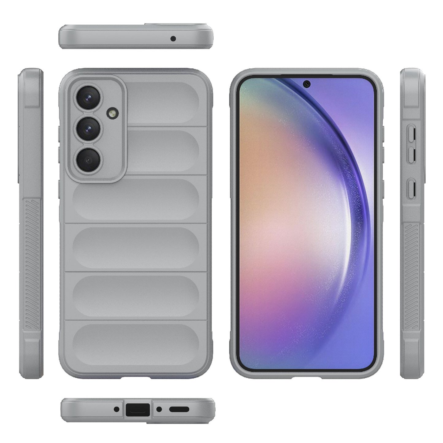 Samsung Galaxy A35 5G Magic Shield TPU + Flannel Protective Phone Case Cover, Shockproof Scratch Resistant