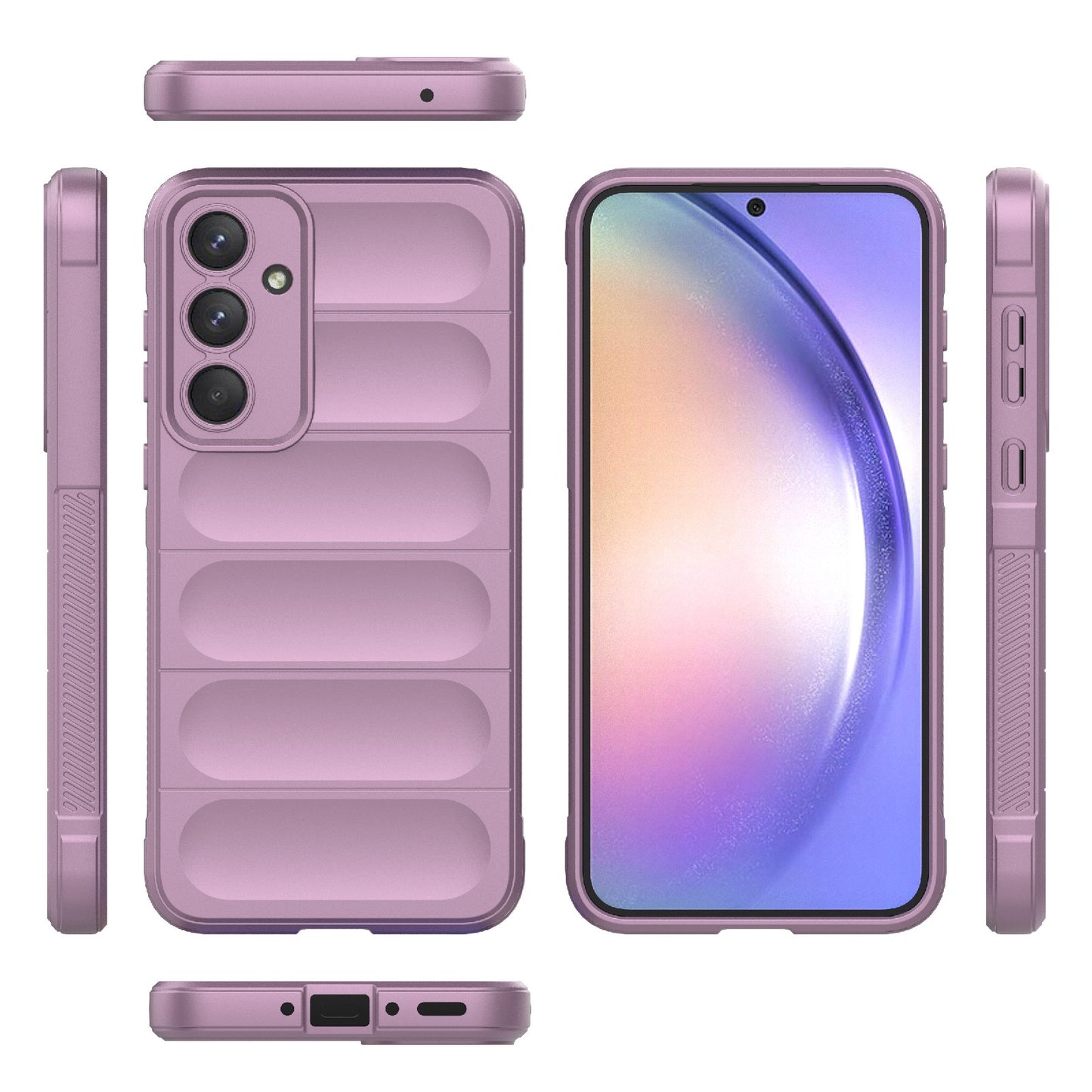 Samsung Galaxy A35 5G Magic Shield TPU + Flannel Protective Phone Case Cover, Shockproof Scratch Resistant