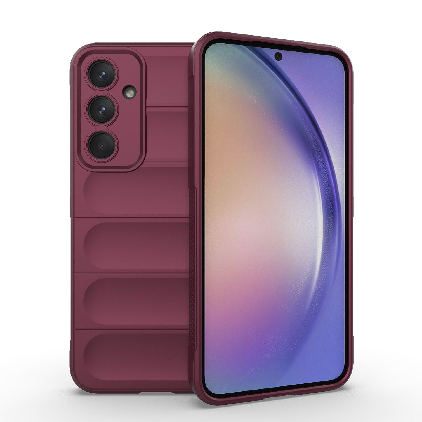 Samsung Galaxy A35 5G Magic Shield TPU + Flannel Protective Phone Case Cover, Shockproof Scratch Resistant