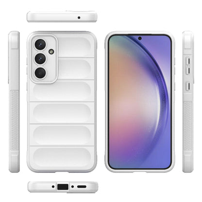Samsung Galaxy A35 5G Magic Shield TPU + Flannel Protective Phone Case Cover, Shockproof Scratch Resistant