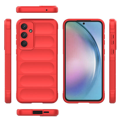 Samsung Galaxy A55 5G Magic Shield TPU + Flannel Protective Phone Case Cover, Shockproof Scratch Resistant