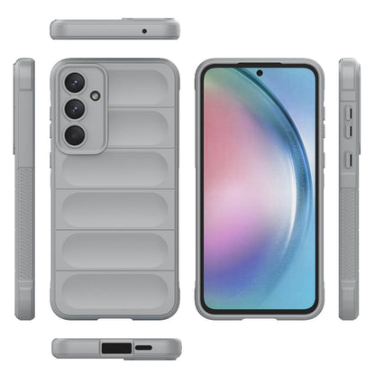 Samsung Galaxy A55 5G Magic Shield TPU + Flannel Protective Phone Case Cover, Shockproof Scratch Resistant