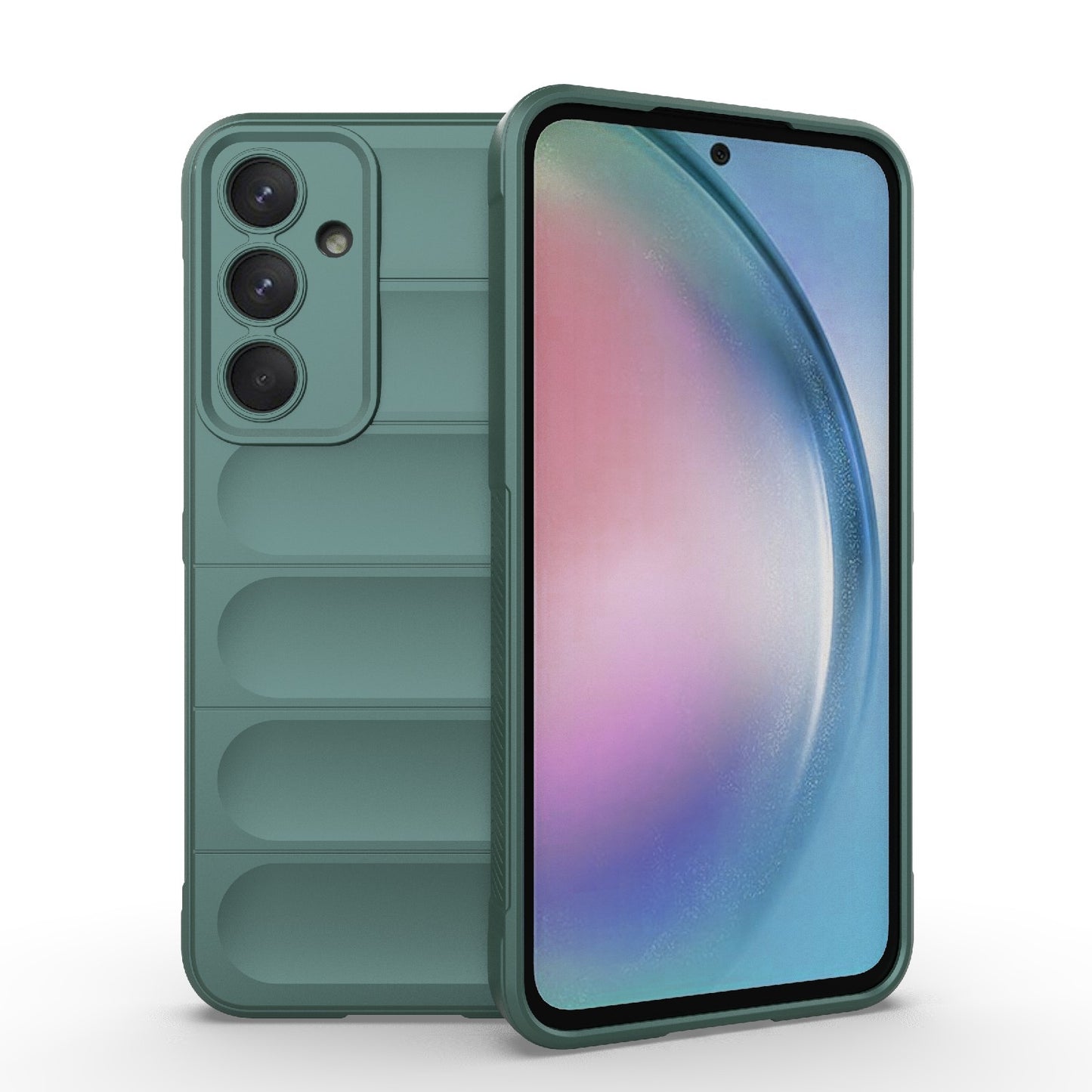 Samsung Galaxy A55 5G Magic Shield TPU + Flannel Protective Phone Case Cover, Shockproof Scratch Resistant