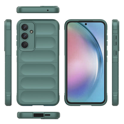 Samsung Galaxy A55 5G Magic Shield TPU + Flannel Protective Phone Case Cover, Shockproof Scratch Resistant