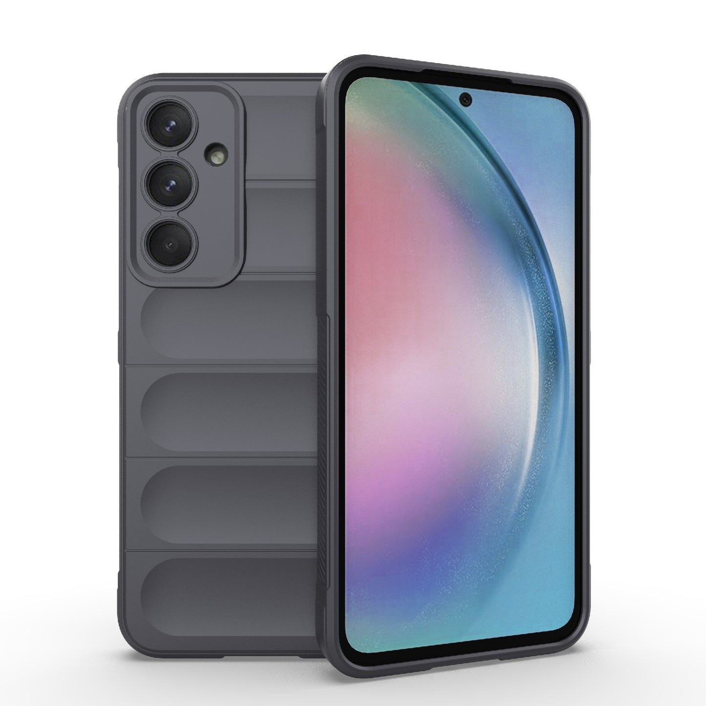 Samsung Galaxy A55 5G Magic Shield TPU + Flannel Protective Phone Case Cover, Shockproof Scratch Resistant