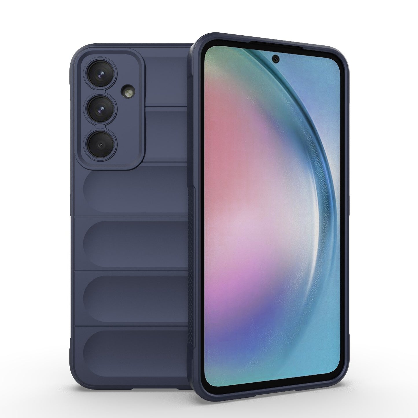 Samsung Galaxy A55 5G Magic Shield TPU + Flannel Protective Phone Case Cover, Shockproof Scratch Resistant