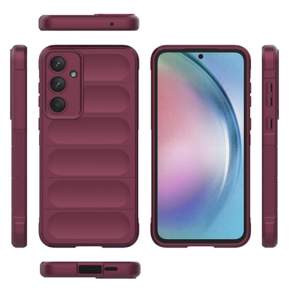 Samsung Galaxy A55 5G Magic Shield TPU + Flannel Protective Phone Case Cover, Shockproof Scratch Resistant